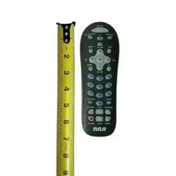 RCA RCR312WR Universal Remote Control for TV VCR DVD & Satellite & Cable - Gray - Picture 6 of 9